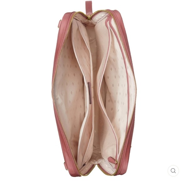 KATE SPADE "CHELSEA" LAPTOP SLEEVE WITH STRAP IN COLOR POMEGRANATE - Picture 2 of 5